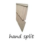 hand split vinyl siding