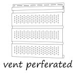 vent perferated siding