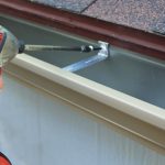 step 12 - screw gutter to fascia