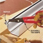 step 2 - notch the gutter