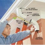 step 15 - attach elbows to downspouts