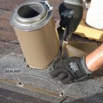 step 10 - shingle over flashing